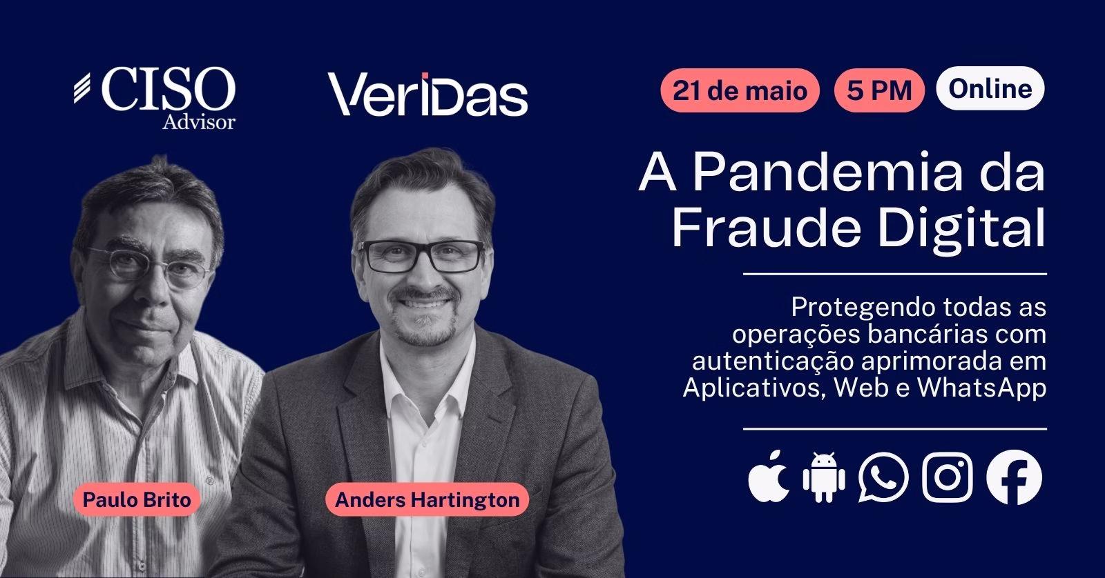 evento A Pandemia da Fraude Digital